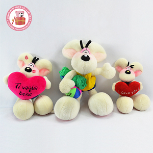Animales de <span class=keywords><strong>peluche</strong></span> al por mayor regalo juguetes Día de San Valentín ratón <span class=keywords><strong>rata</strong></span> juguete con el corazón - Product Image 2