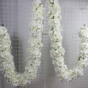 SPR di alta qualità tavolo di nozze corridore 2 m/lotto artificiale del fiore di cerimonia nuziale occasione decorazione sfondo della parete del fiore di fabbrica diretta - Product Image 3