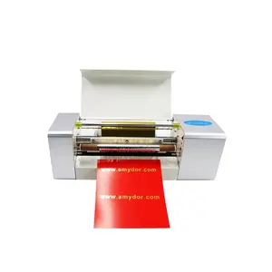 Amydor360A Digital Aluminum Gold Color Foil Flatbed Stamping Printer