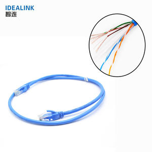 Mejor Precio utp patch cable cat6 parche cable 2 m 3 M 5 m y de alta velocidad de 4 par utp cat5 cat6 cables de red - Product Image 1