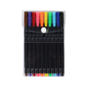 Ensemble <span class=keywords><strong>de</strong></span> stylos d'aquarelle à bout en <span class=keywords><strong>feutre</strong></span> <span class=keywords><strong>professionnel</strong></span>, multicolore, en plastique, vente en gros, - Product Image 2