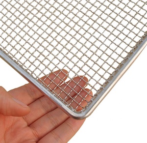 Bandeja de acero inoxidable para hornear, horno de tamaño personalizado, malla de alambre SS, sartenes para asar carne - Product Image 3