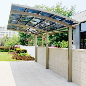 غطاء دفيئة العريشة الألومنيوم البولي ورقة صلبة مرآب المظلة ورقة التسقيف - Product Image 6