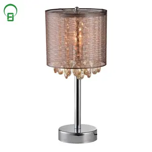 Lampe de table de lustre en cristal