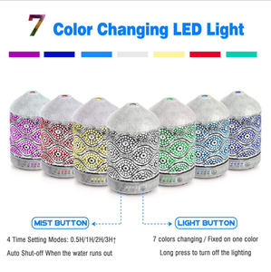 OEM sửa đổi thiết kế khuếch tán hương thơm kim loại với bộ khuếch tán màu trắng và đồng cổ điển - Product Image 4