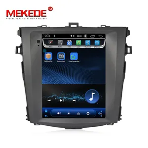MEKEDE 2 + 16G Tesla หน้าจอ Android 8.1 Car Dvd Player สำหรับ Toyota Corolla 2008-2013 Wifi 4G Autoradio วิทยุสเตอริโอ Gps Navi