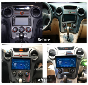 Carplay 9 pulgadas Android 14 REPRODUCTOR DE DVD para coche Radio Video navegación GPS sistema Multimedia automóvil para Kia Carens 2007-2011 - Product Image 3