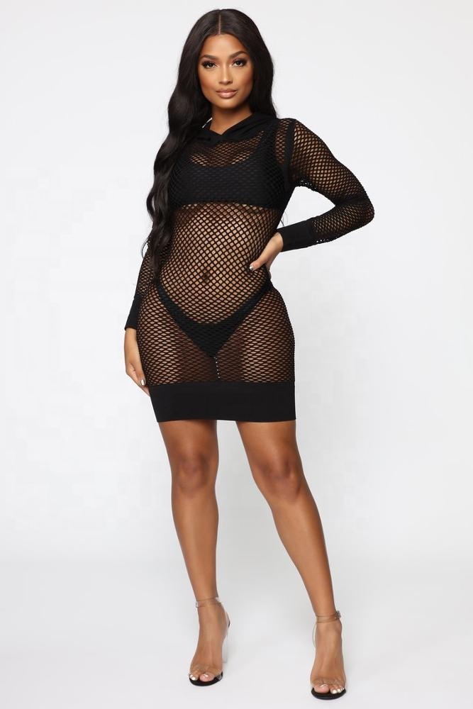 black dress fishnet Plus Size Fishnet Tights | Fishnet Tights main image 1