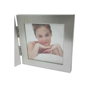 Fabricación China promoción diseño <span class=keywords><strong>doble</strong></span> Bf chica <span class=keywords><strong>reloj</strong></span> foto marco - Product Image 2
