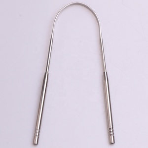 Profesional de acero inoxidable eliminar el mal aliento con la lengua de la barredora la lengua limpiador raspador - Product Image 6
