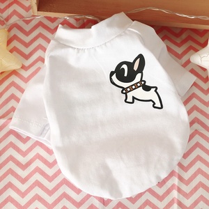 Camiseta de diseño bonito para gato, modelo simple, <span class=keywords><strong>ropa</strong></span> de algodón para perro pequeño, estampado de personalidad suave, accesorios para mascotas de verano - Product Image 4