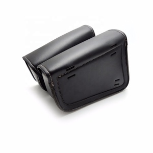 Sacs de selle en cuir PU imperméables pour café Racer sac à outils de transport de bagages latéraux universels accessoires de <span class=keywords><strong>moto</strong></span> - Product Image 3