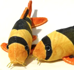 El yapımı peluş palyaço çengeller oyuncak el yapımı balık oyuncaklar