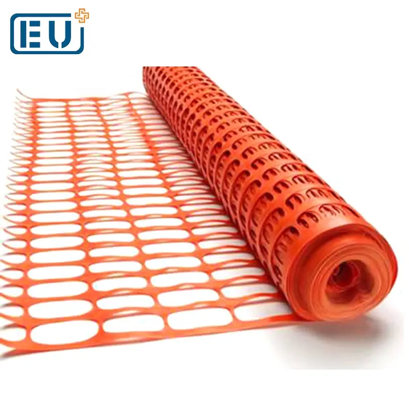 Construction HDPE Outdoor Orange Plastic Safety Warning Barrier Snow Fence Mesh