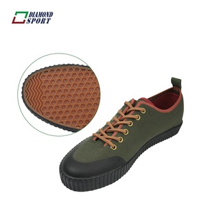 Volar Tejido Verde <span class=keywords><strong>del</strong></span> ejército de tela zapatos para caminar al aire libre y escalada - Product Image 4