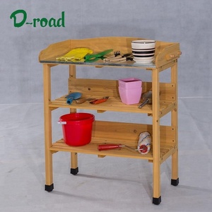 Exceptionnel jardin décoration extérieure en bois <span class=keywords><strong>table</strong></span> <span class=keywords><strong>de</strong></span> <span class=keywords><strong>rempotage</strong></span> <span class=keywords><strong>rempotage</strong></span> banc - Product Image 5