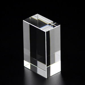 <span class=keywords><strong>Cubo</strong></span> de Cristal Transparente en Blanco al por Mayor para Grabado Láser 3D, Bloque de Cristal Óptico K9 - Product Image 3
