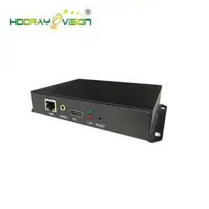 HD SDI Onvif วิดีโอ HEVC H.265 RTMP สตรีมมิ่ง IPTV เข้ารหัสสำหรับ Facebook YouTube