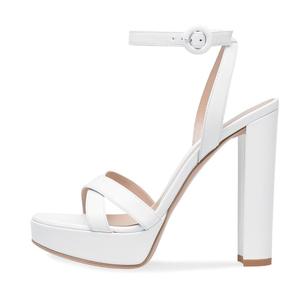 Women Faux Suede Chunky High <strong>Heel</strong> Sandals Cross Strap <strong>Open</strong> <strong>Toe</strong> Dress <strong>Platform</strong> Evening Dance Heeled - Product Image 3
