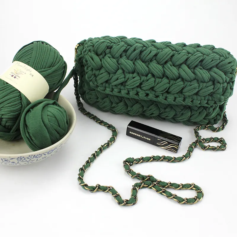 100g/ball Crochet Yarn 100% Polyester chunky yarn