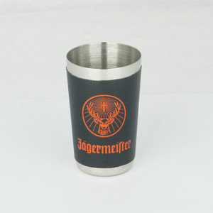 Stainless Steel 65ML Silver <span class=keywords><strong>Metal</strong></span> <span class=keywords><strong>Shot</strong></span> <span class=keywords><strong>Glass</strong></span> With PUスリーブ - Product Image 1