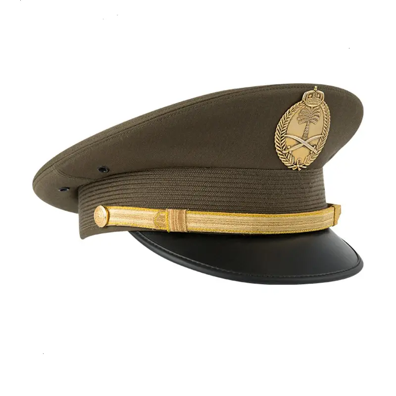 Factory Customized Peak Cap Officer Peak Cap Good Quality Tactical Captain Hat