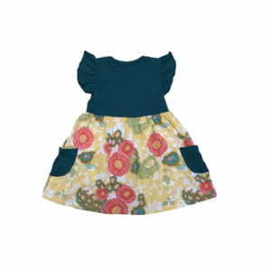 Las chicas con manga acampanada y estampado Floral trajes BreathableLittle <span class=keywords><strong>chica</strong></span> Boutique ropa lavable niños trajes - Product Image 2