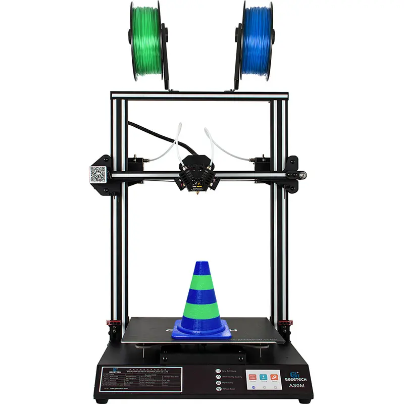 Geeetech printer 3D A30M l Multicolor Dual Extruder 3d printer kit diy double extruder 3d printers machines