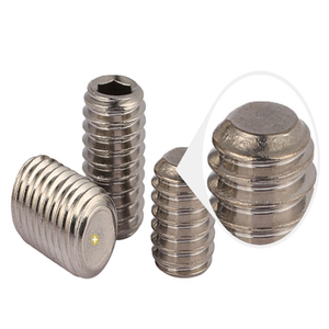 DIN916 Flat Set <strong>Screw</strong> 304 Stainless Steel Inner Hexagon Socket Set <strong>Screws</strong> with Flat Point Headless <strong>Grub</strong> <strong>Screw</strong> - Product Image 5