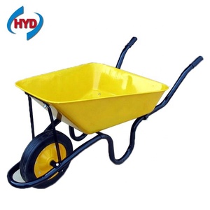 Carretilla de rueda de granja de jardín duradera de hierro más vendida con bandeja de metal Capacidad de carga de 100KG WB3800 - Product Image 3