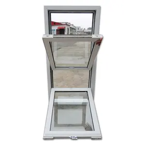 Giá tốt nhất và chất lượng tốt uPVC đôi treo và nghiêng Windows thiết kế PVC khung hồ sơ