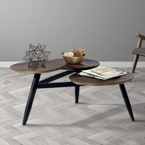 Small Coffee <strong>Table</strong> Round <strong>Mid</strong> <strong>Century</strong> Vintage Steel Frame <strong>Side</strong> <strong>Table</strong> End <strong>Table</strong> for Living Room - Product Image 5
