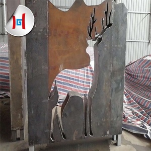 Tôle corten <span class=keywords><strong>en</strong></span> acier <span class=keywords><strong>M2</strong></span> découpée au laser à <span class=keywords><strong>prix</strong></span> compétitif normes JIS/ASTM/BS résistantes à l'usure <span class=keywords><strong>en</strong></span> vieux acier laminé à chaud - Product Image 1