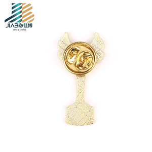<span class=keywords><strong>2018</strong></span> professionnel en alliage de zinc personnalisé bricolage bouton badge coupe du monde thropy insigne en forme - Product Image 3