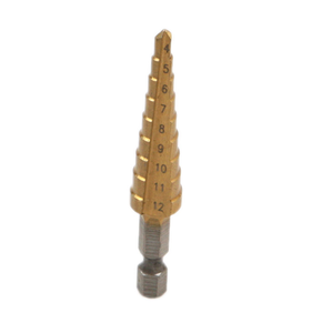 Juego 3 Brocas Escalonadas HSS 4-12 4-20 4-30mm Titanio Step Drill - Product Image 2