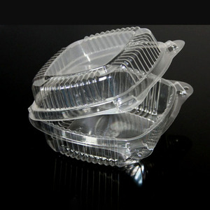 Disposable Transparent Blister Plastic Biscuit Frozen Food Fruit Container Packing Box
