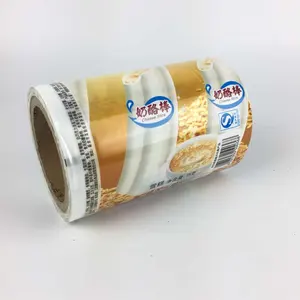 Custom Printing Ice Cream Pearl BOPP Laminate Plastic Food Automatic Packaging Roll Film for Bags