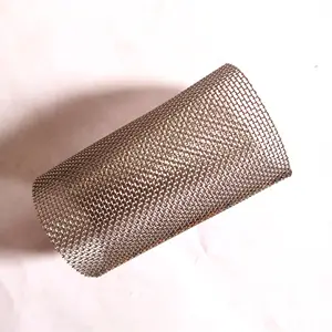 Malla de metal perforado de acero inoxidable Filtro de pantalla de tubo