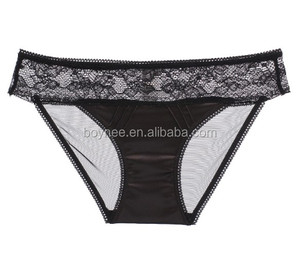 Fabricación de ropa interior punto spandex algodón al por mayor bragas de satén - Product Image 4