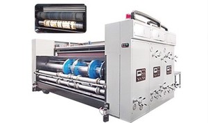 Cartón corrugado plomo borde alimentación impresora flexográfica con cortador de la máquina de impresión flexográfica - Product Image 5