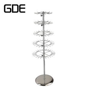 chrome <strong>pegboard</strong> <strong>shelf</strong> rotate phone hook display rack - Product Image 3