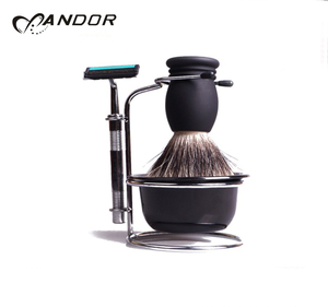 Đổi mới 2019 bán buôn xu hướng sản phẩm <span class=keywords><strong>squirral</strong></span> tóc cạo râu bàn chải người đàn ông grooming kit - Product Image 2