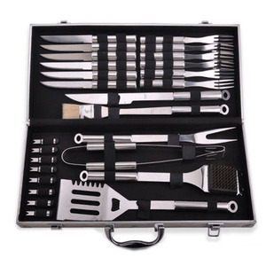 19pcs stainless steel <strong>barbeque</strong> tool <strong>set</strong> - Product Image 5
