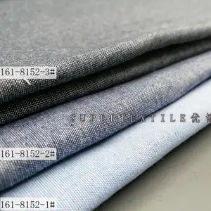 161-8152: ผ้าฝ้าย100% CHAMBRAY,21X21,64X54,120 GSM,57/58 "พร้อมจำนวนมาก