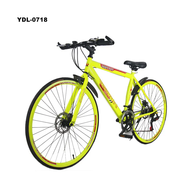 ซื้อโดยตรงจากโรงงานจีน18ความเร็ว28นิ้วเหล็กคาร์บอนแข่งจักรยานกีฬาจักรยานถนนจักรยาน