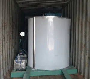 30T Containerized flake ice making Plant for concrete cooling