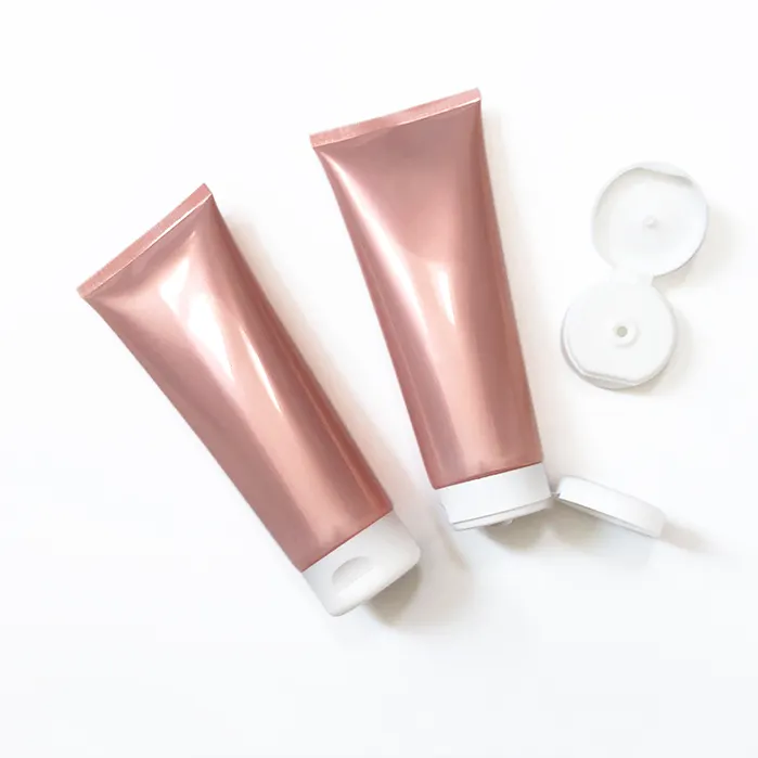 200g Pearl Pink empty conditioner cosmetic hose big capacity Facial cleansing hand cream body lotion soft tube