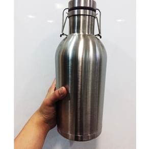 <span class=keywords><strong>Bar</strong></span> de doble pared 1L 32 oz 2L 64 oz cobre gruñones growler cerveza de <span class=keywords><strong>barril</strong></span> los contenedores de cerveza para venta de botellas - Product Image 3