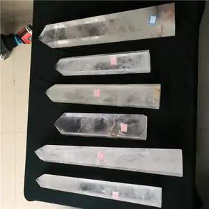 Große größe natürliche klare quarz kristall türme lange und dünne kristall zauberstäbe - Product Image 1
