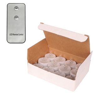 Đèn Nến Led Không Lửa CR2032 Bằng Sáp Trà Đèn Nến Không Khí Sinh Nhật Giáng Sinh Đám Cưới Điều Khiển Từ Xa - Product Image 6